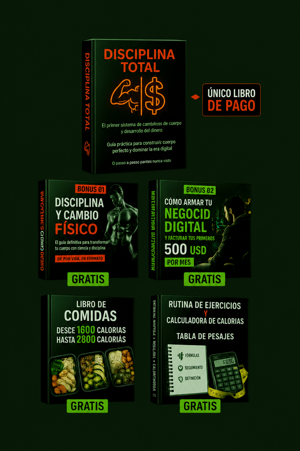 DISCIPLINA TOTAL: El Sistema que Resetea tu Cuerpo, Mente y Dinero